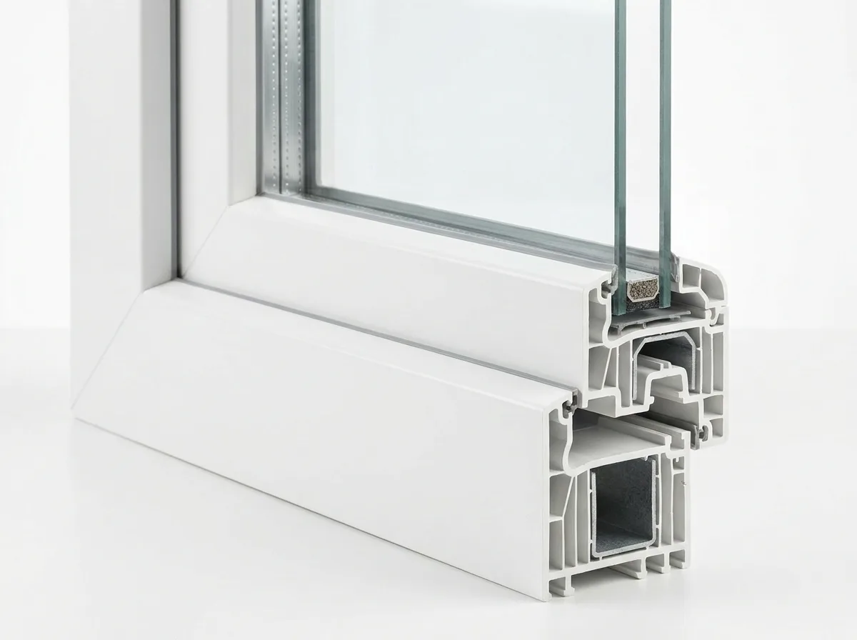 Multi-chamber frames, triple-pane efficiency